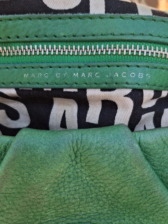 Marc By Marc Jacobs Emerald Green Leather Classic Q Natasha Crossbody Bag - Picture 11 of 16